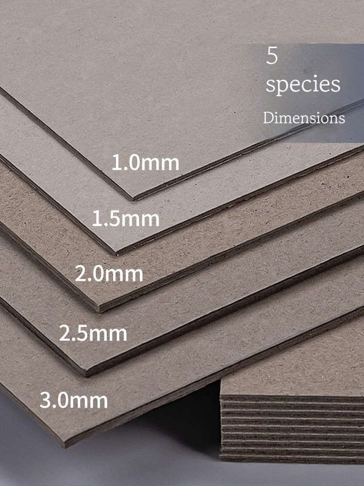 Papel Kraft Borrence A3/A4/A5, calidad de 1/1, 5/2/2, 5/3mm de espesor, papel Kraft blanco, bricolaje, fabricación de tarjetas hechas a mano, cartón de papel artesanal