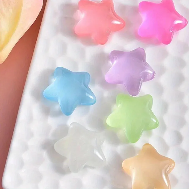 7/14pcs Glow-in-the-Dark Star รองเท้า Charms ติดตั้งง่ายสนุก DIY รองเท้าหัวเข็มขัดสําหรับรองเท้า