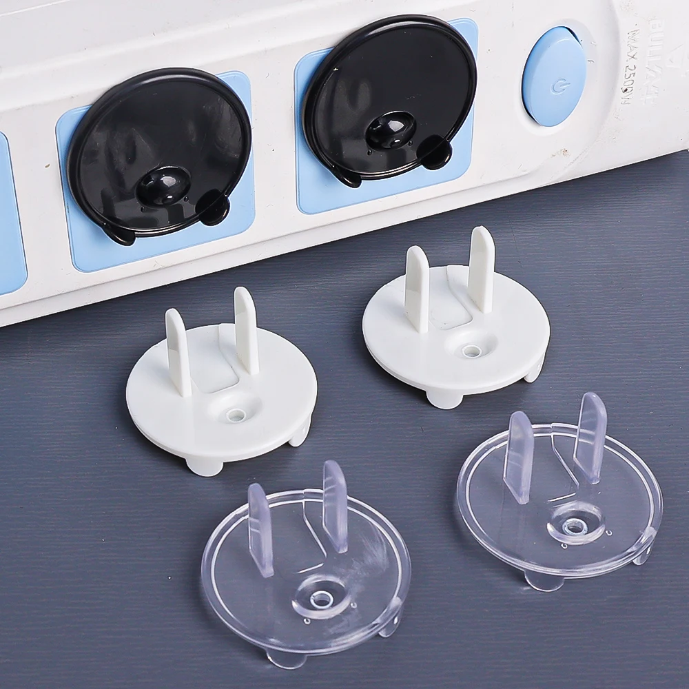 10pcs American Standard Power Outlet Cover Protective Electrical Safety Socket Baby Safe Guard Anti Electric Shock Protectors