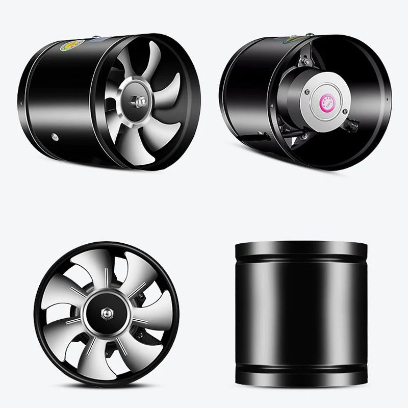 4''6''8''Super Suction Multifunctional Powerful Mute Exhaust Fan Pipe kitchen toilet exhaust fan air ventilation ceiling booster