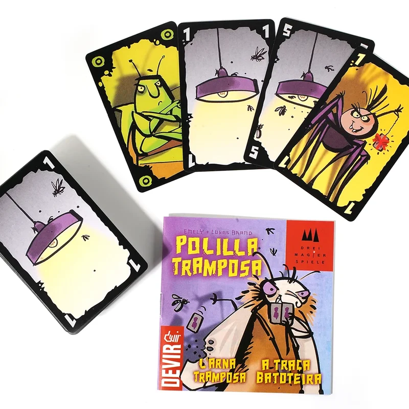 Mogel Motte Moth Cheat Juego de cartas Deir-Cheate Moth Game (ES) Devir-Game Moth Cheater, Juego de mesa, Ju