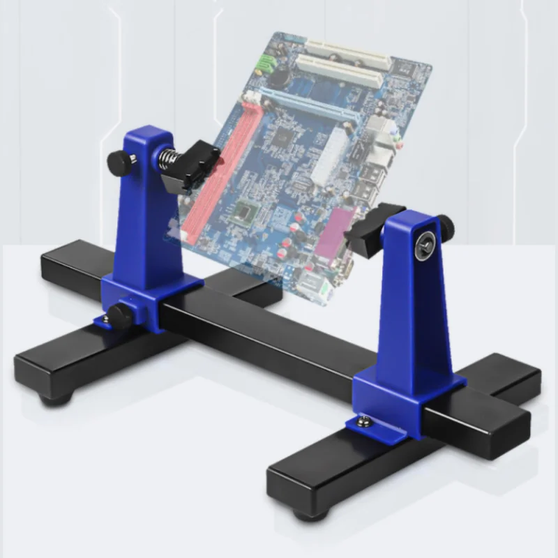 ALLSOME 0-200 mm verstelbare printplaathouder 360 °   Rotatie printplaat Jig soldeermontage standaard klem reparatie gereedschap