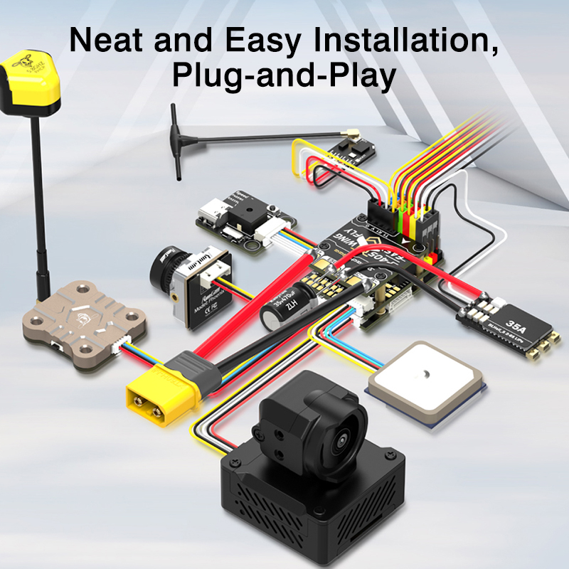 SpeedyBee F405 ウィングミニフライトコントローラー固定翼 FC ArduPilot INAV RC FPV 飛行機フリースタイルレーシングドローン Quadcopter