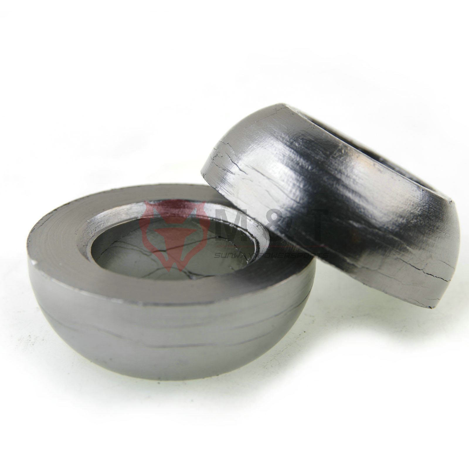 2 Pcs  Muffler Big & Small Collar for LINHAI LH260 300 25222 LH260ATV-B.14.3 53*30*19mm