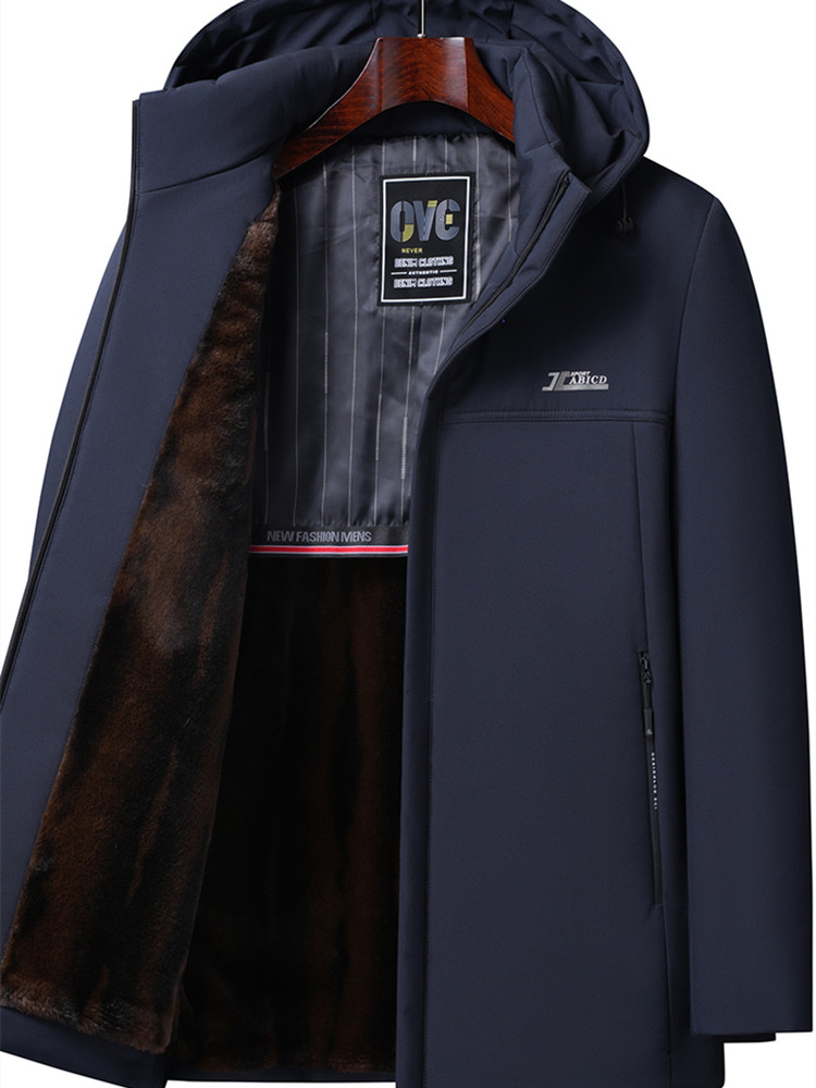 Jaqueta de algodão acolchoada masculina, confortável, impermeável, casual, relaxada, grossa, quente, casaco plus size, L a 5XL, tendência da moda, inverno, novo, 2022