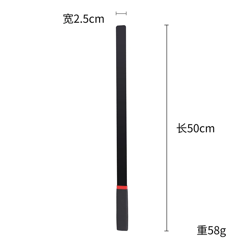 PC วัสดุ 2.5 ซม.กว้าง Ferule 50 ซม.ยาวตรงแส้ขี่ Crop Flogger ฝาครอบด้ามจับ Paddle Slapper สําหรับม้าการฝึกอบรม