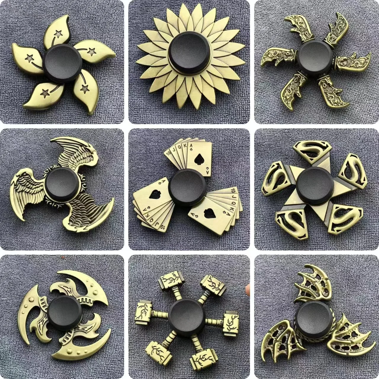 สีบรอนซ์โลหะ Fidget Spinner R188 Mute Bearing Alloy Hand Spinner ความเครียดบรรเทา Decompression ของเล่นสําหรับเด็กผู้ใหญ่ของขวัญ