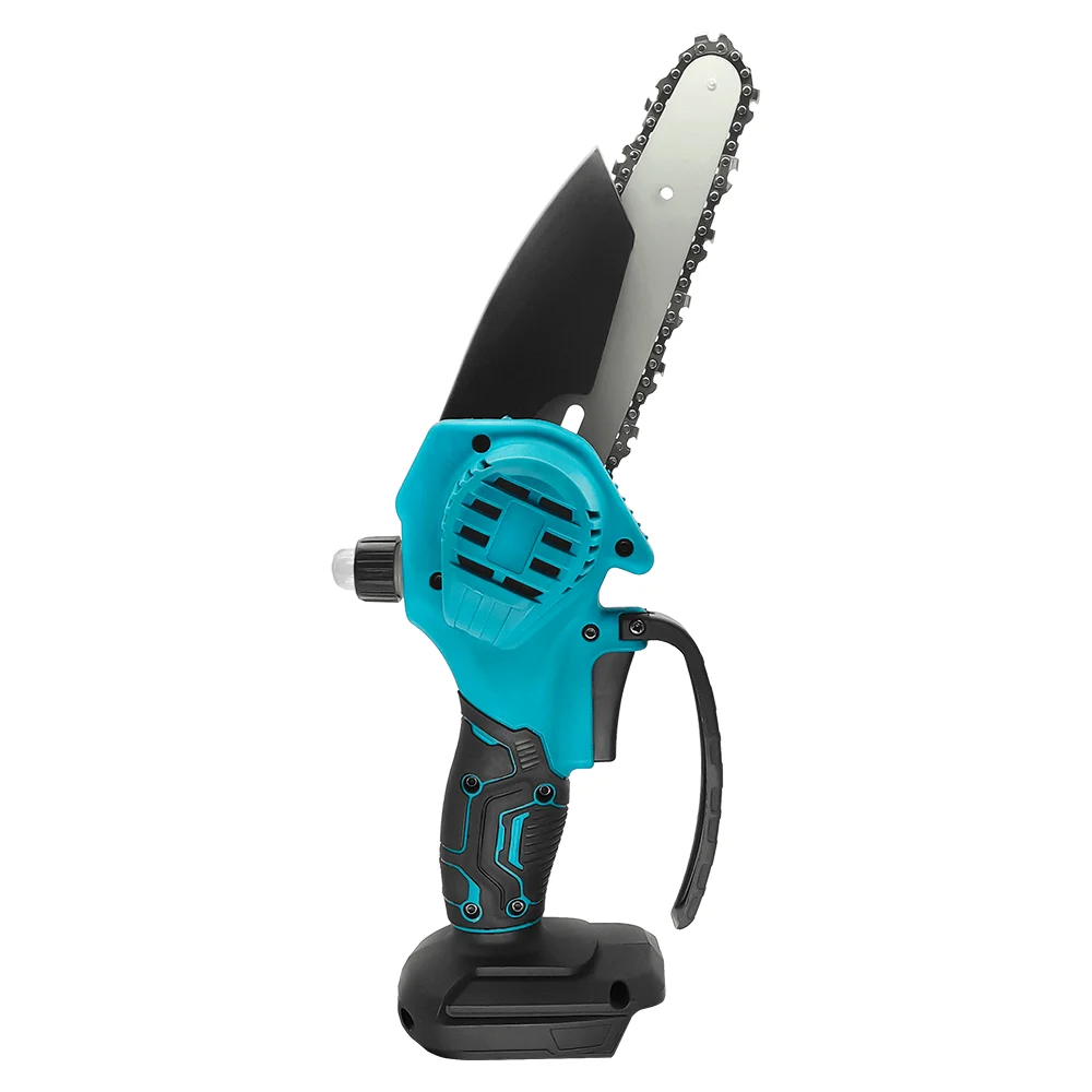 6 Inch Mini Electric Saw Cordless Chainsaw Woodworking Garden Tools Handheld Tree Branch Logging Cutter For Makita 18V Battery
