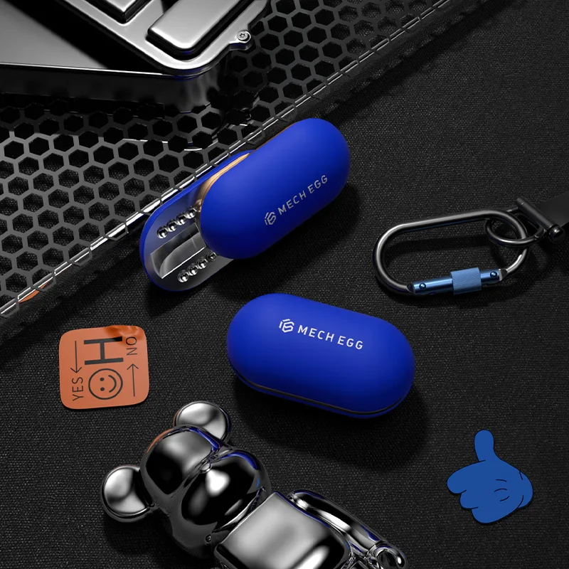 Mech ไข่ EDC Fidget Slider โลหะ Fidget ของเล่น ADHD เครื่องมือ Anti-ความวิตกกังวลโต๊ะทํางานของเล่นผู้ใหญ่ความเครียดบรรเทาของเล่นของขวัญวันเกิด