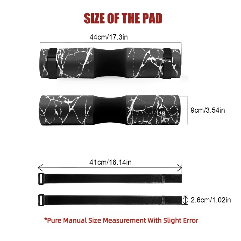 Barbell ไหล่ Pads หนาลื่นสนับสนุน GYM ฟิตเนสยกน้ําหนัก Squat Dumbbel คอป้องกัน Pad Strength ออกกําลังกาย