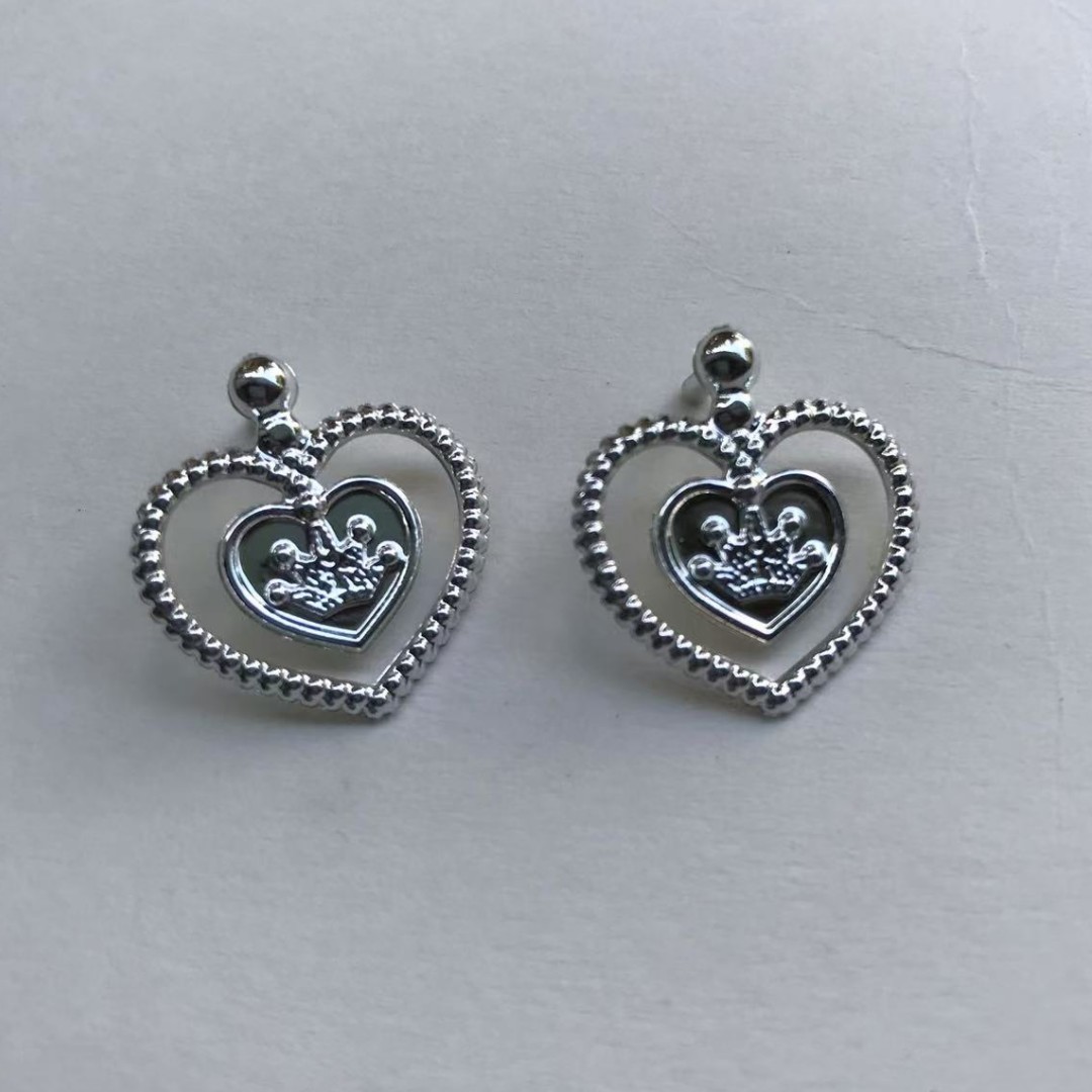 Arco-íris boneca corações forma brincos de prata colar sandálias sapatos boneca original substituição olhos peças boneca acessórios decorações