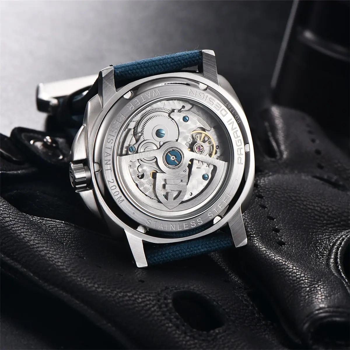 PAGANI Ontwerp Nieuwe Mannen Automatische Mechanische Horloges Duikhorloge Voor Topmerk Luxe 200M Waterdicht AR Saffier Horloge voor mannen
