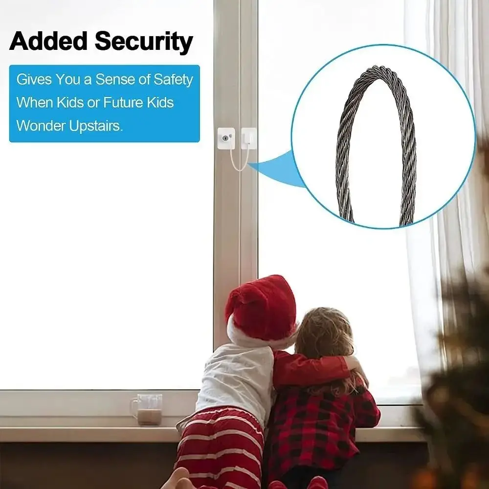 Window Lock with Key Baby Safety Easy Install Cabinet Refrigerator Door Non Drilling Window Lock Self Adhesive Home Children