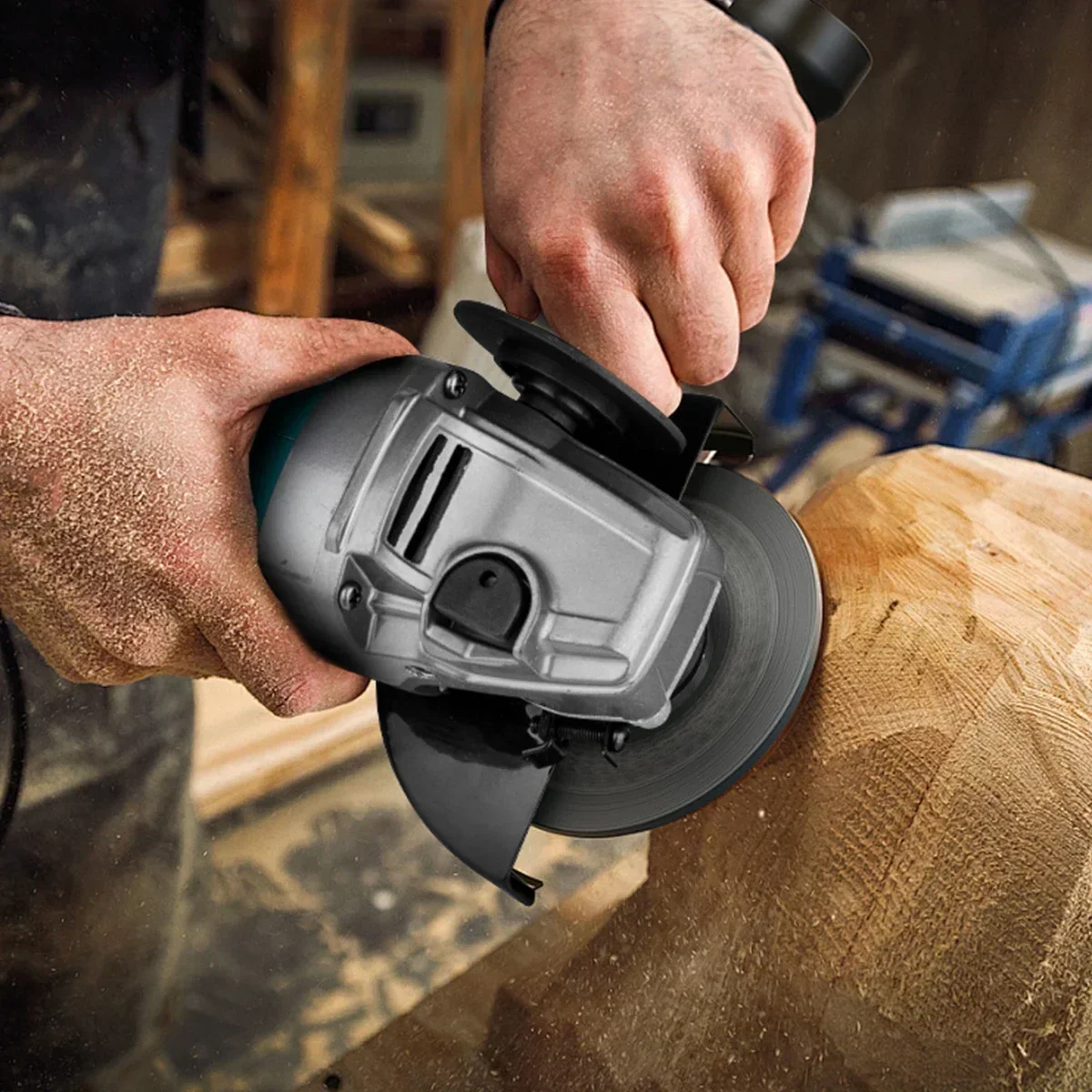 Gezione 7 передач Бесщеточная электрическая угловая шлифовальная машина 125 мм Перезаряжаемая угловая шлифовальная машина Полировальные электроинструменты для Makita 18 В Батарейный штифт