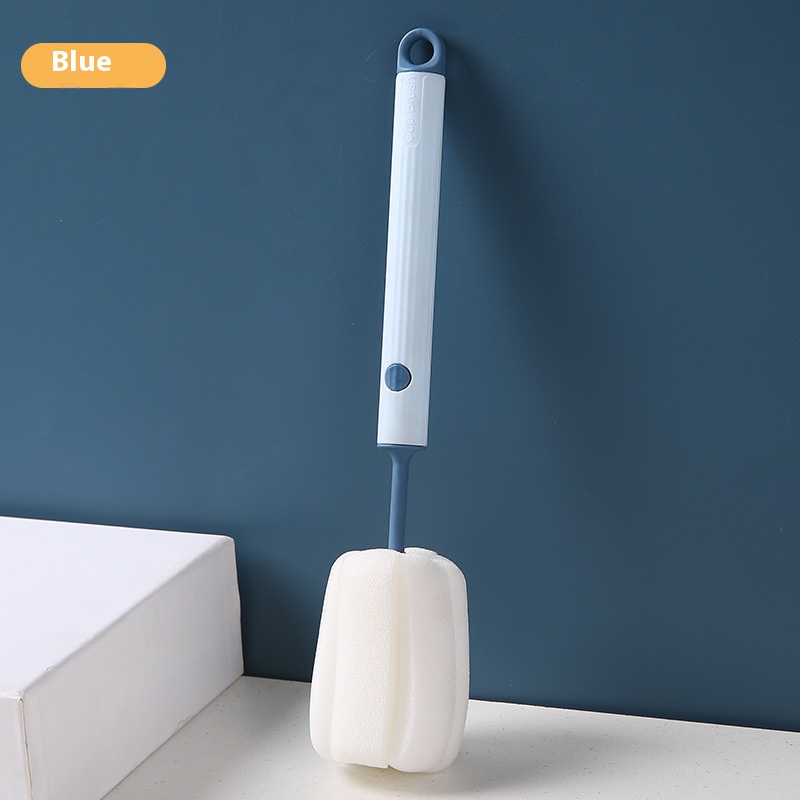 Nieuwe bekerborstel in Scandinavische stijl Sponsbekerborstel met lange steel Afneembare en vervangbare kop Babyfles en thermosbeker Schone borstel