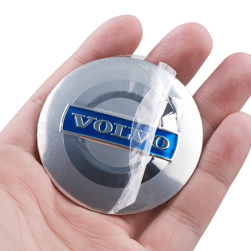 4 Uds 56/60mm tapas de centro de rueda de coche cubiertas de llanta de neumático accesorios para Volvo Rdesign T6 AWD C30 C70 S40 S60 S70 S80 S90 V40 XC70