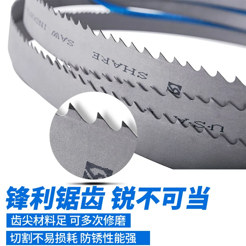 M42 bimetal 1/2 "band saw blade for woodworking. 1140-2930mm*13mm*0.6mm, with 6-14tpi band saw blade, support customization.
