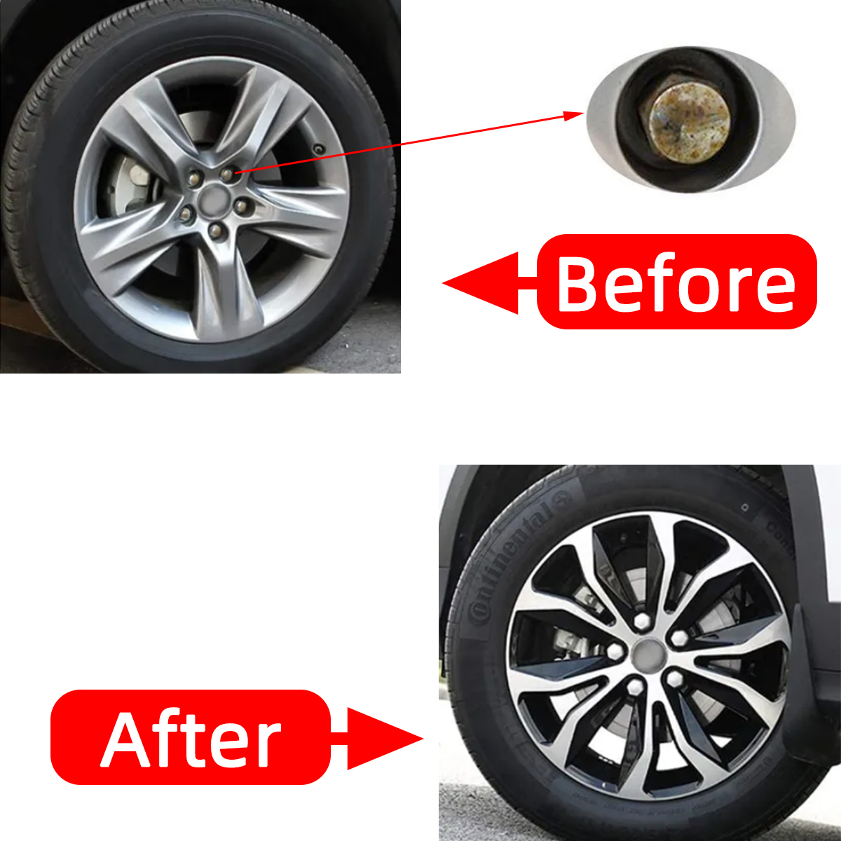 Auto Rad Mutter Kappen Auto Nabe Schraube Abdeckung Schwarz Silbrig 17mm Bolzen Felgen Außen Dekoration Spezielle Buchse Schutz staubdicht