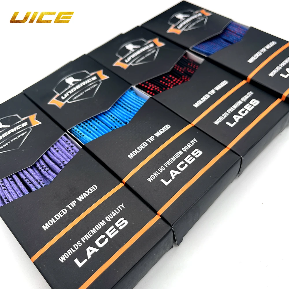 สเก็ต Laces Dual Layer Braid ฮอกกี้อุปกรณ์เสริม 84/96/108/120in เสริม Waxed เคล็ดลับสําหรับกีฬาสเก็ต ICE ฮอกกี้สเก็ตรองเท้า