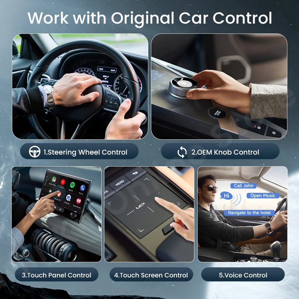 2025 CarlinKit Android 10 Tv Box Lite CarPlay Android auto inalámbrico Adatper para reproductor multimedia de coche Netfilx Youtube IPTV Spotify