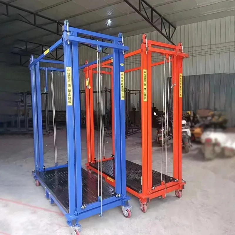 Embarcación eléctrica más vendida, plataforma elevadora de escalada de aluminio, plataforma elevadora de trabajo
