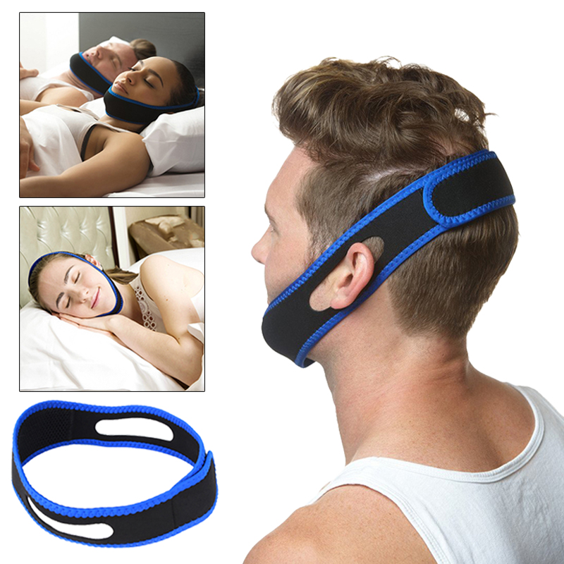 1Pc Cpap Anti Snurk Kin Band Stop Snurken Snurk Riem Slaapmiddel Gereedschap Verstelbare Slaap Apneu Kin Ondersteuning Bandjes Gezondheidszorg
