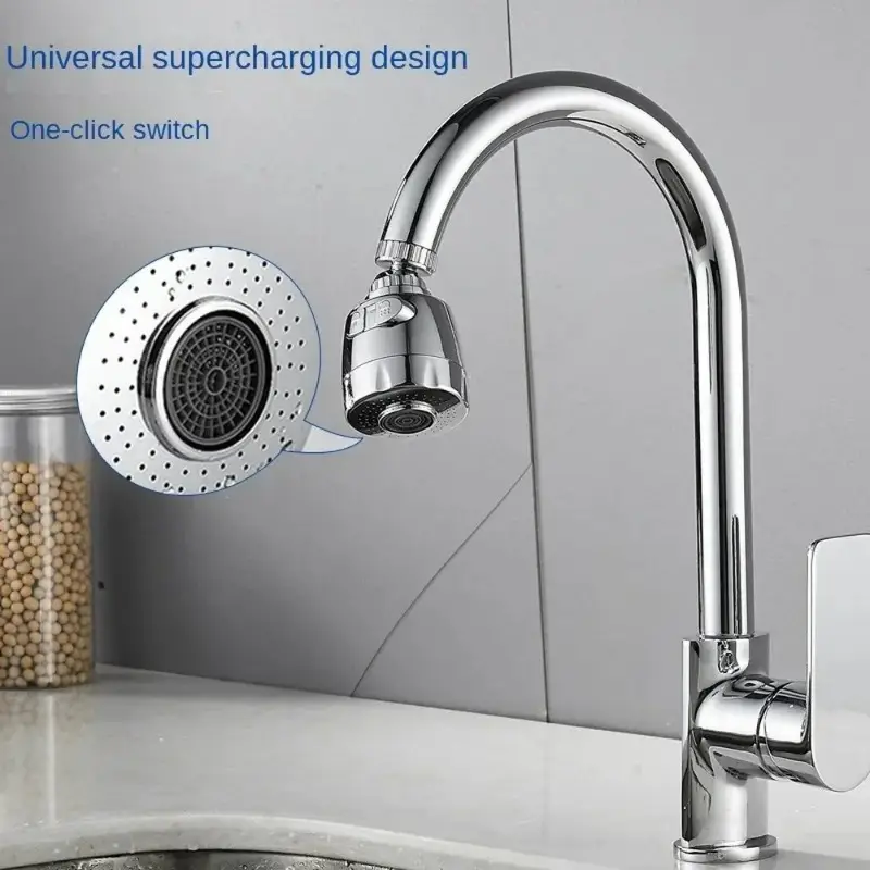 Kitchen gadgets 2/3 Mode Faucet 360 Degree Rotation Filter Extension Tube Shower Water Saving Tap Universal Kitchen  Accessories