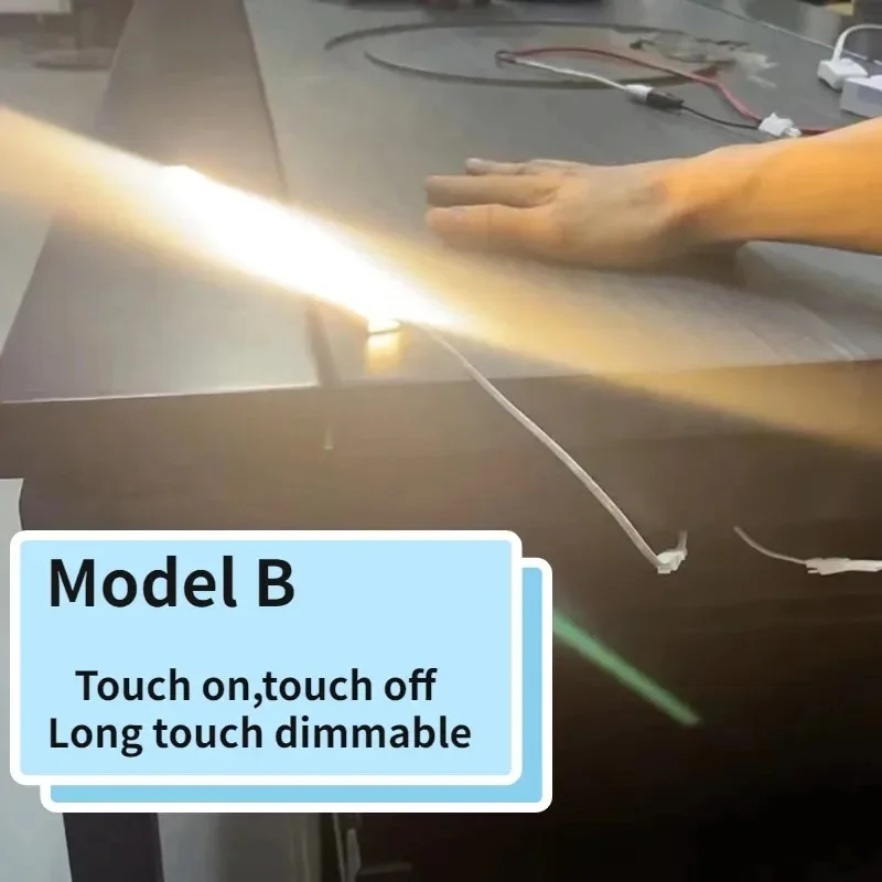 กวาดเจาะ 25 มม.แผงไม้ Smart Touch Sensor ไฟ LED สวิทช์ควบคุมมือกวาดควบคุมหรี่แสงได้ Touch Dimmercus custom
