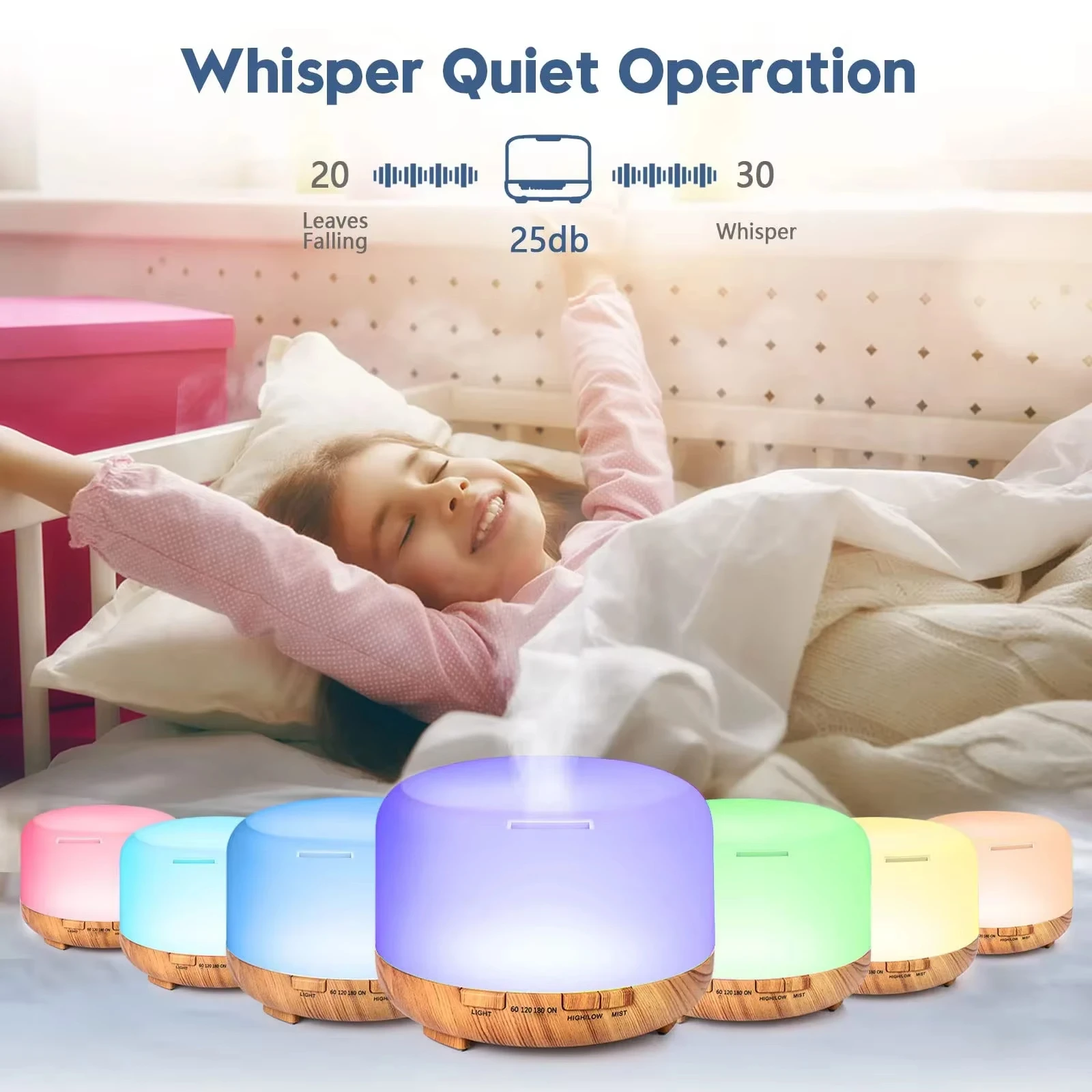Umidificador de ar difusor de óleo essencial 500ml ultrassônico fabricante de névoa fria umidificador usb lâmpada led difusor de aroma elétrico ﻿