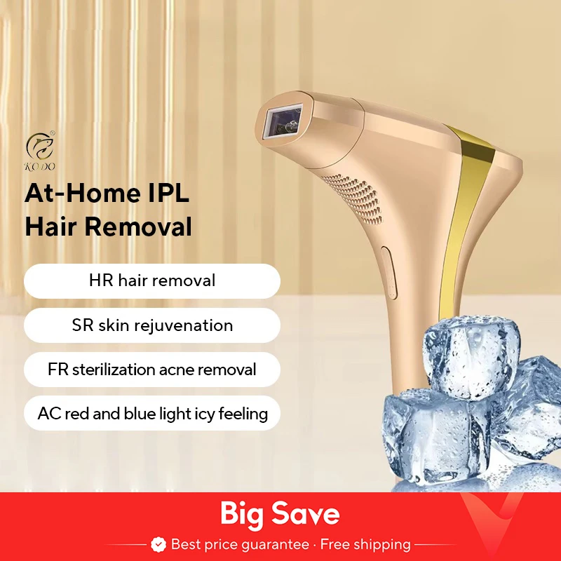 KODO 2024 High-End-Anpassung Eis Laser Haarentfernung Laser Epilierer Permanent IPL Schmerzloser Photoepilator 4-in-1 Gesicht und Körper