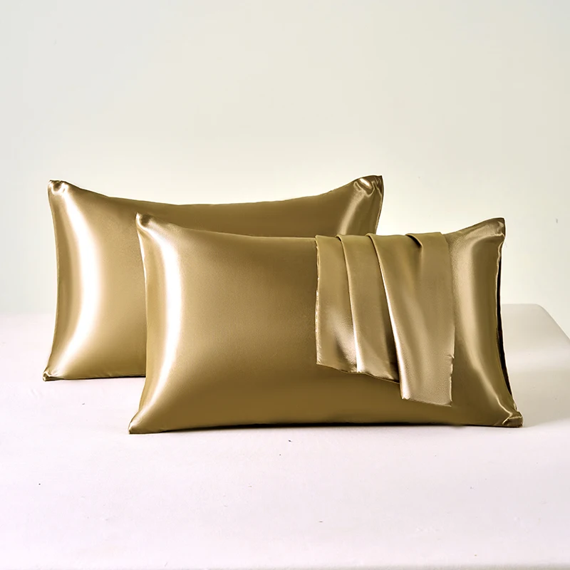 2 federe in raso per pelle e capelli, federe in raso, set di 2 fodere per cuscini morbidi e traspiranti, lisci e rinfrescanti per dormire