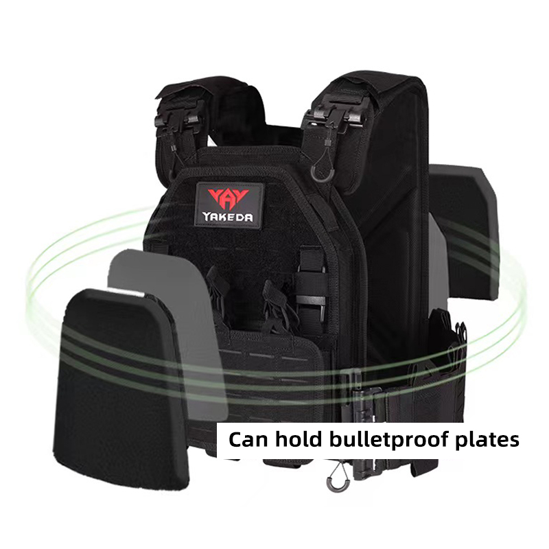 YAKEDA Tactical Vest Outdoor Hunting Plate Carrier Protective Adjustable Vest Airsoft Carrier Combat Equipment