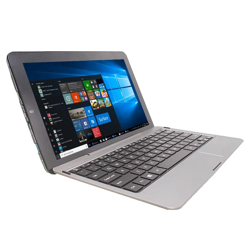 64-Bit 11,6-Zoll-LCD-Bildschirm 1366 * 768 IPS-Tablet-PC mit Pin-Docking-Tastatur Windows 10 Tablet KU Quad Core 4 GB + 32 GB HDMI 6000 mAh