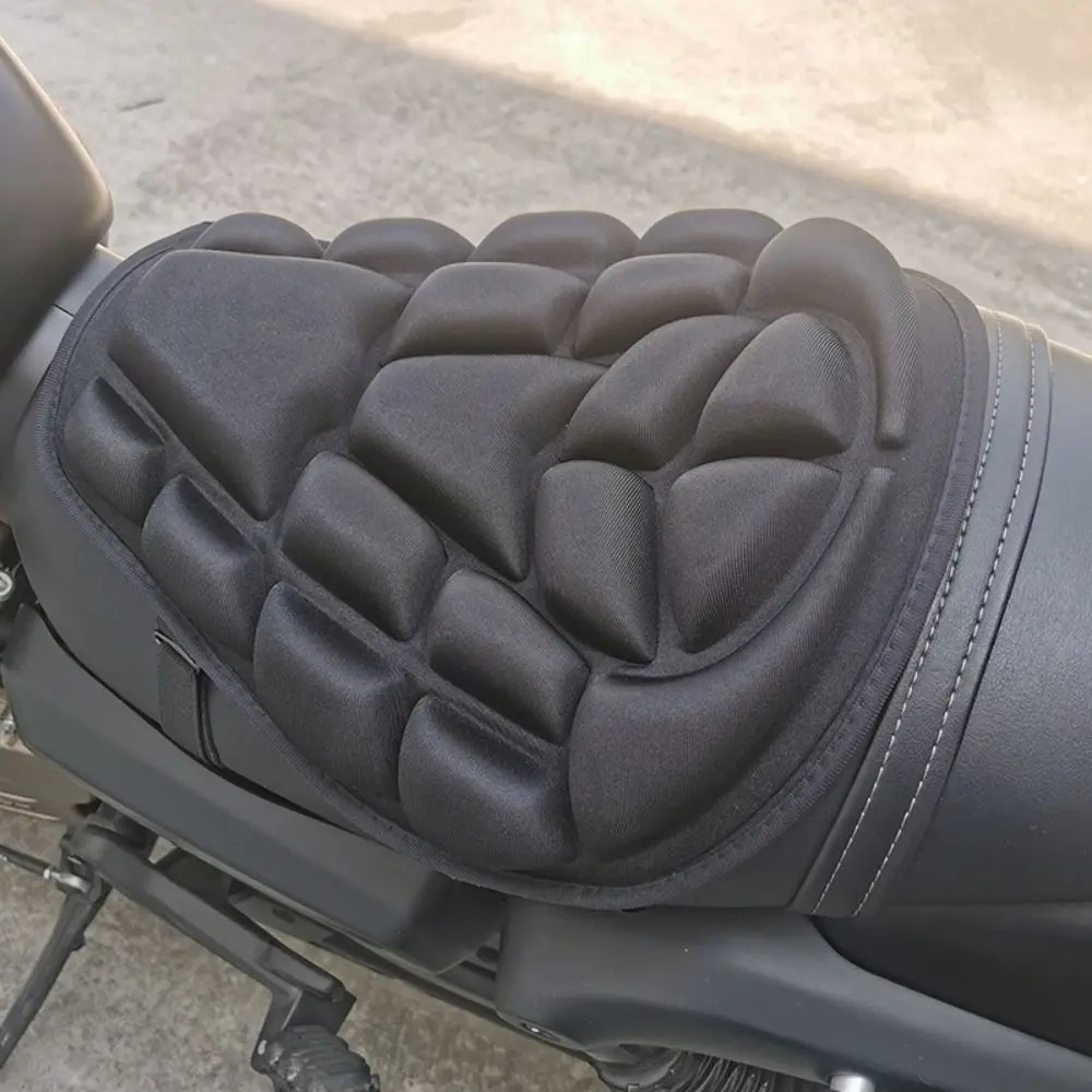 Universal Motorrad Kissen Pad Abdeckung Motorrad 3D Komfort Sitzkissen Anti Rutsch Stoßdämpfung Sitz