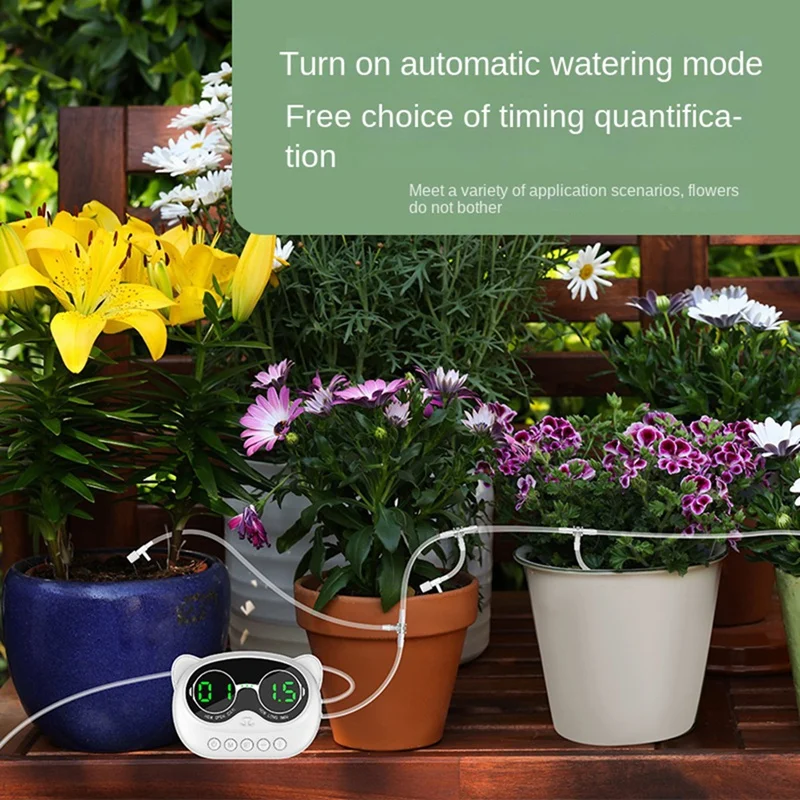 T36C  Usbcharging Intelligent Timing Irrigation Controller Indoor Plant Garden Lawn Flower Pot Automatic Drip Watering Machine