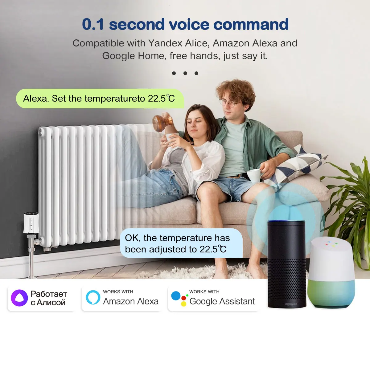Tuya สมาร์ท WiFi/ZigBee วาล์วหม้อน้ํา Thermostatic TRV เครื่องทําความร้อนโปรแกรมควบคุมอุณหภูมิระยะไกลด้วย Alexa Google Home