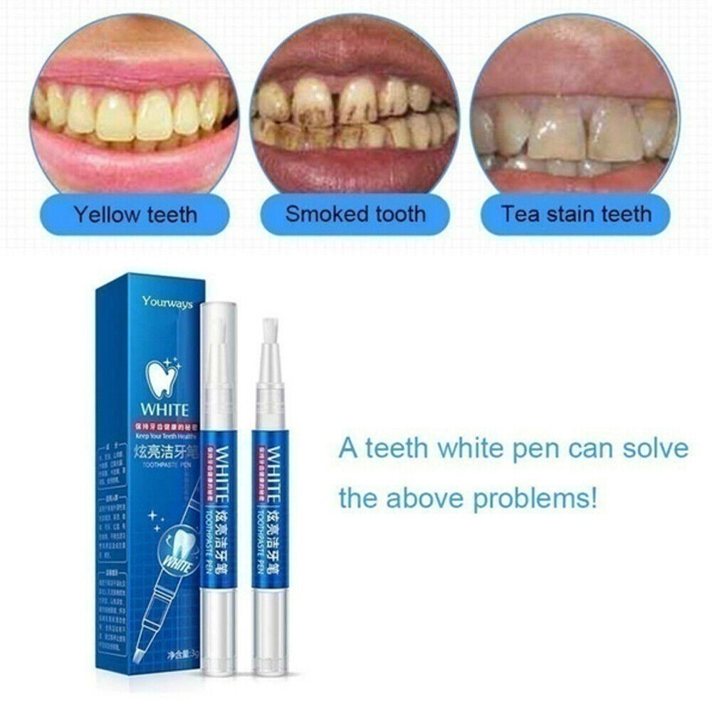 Pentooth Whitening Gel Pen, Removedor de mancha, Dentes branqueamento Gel, Limpeza de Saúde Oral
