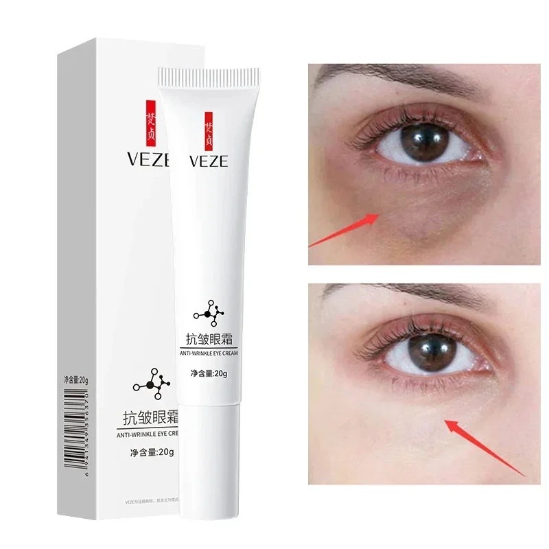 Creme para os olhos com nicotinamida, creme para olheiras, remove bolsas para os olhos, ácido hialurônico, soro hidratante contra inchaço, gel para cuidados com os olhos