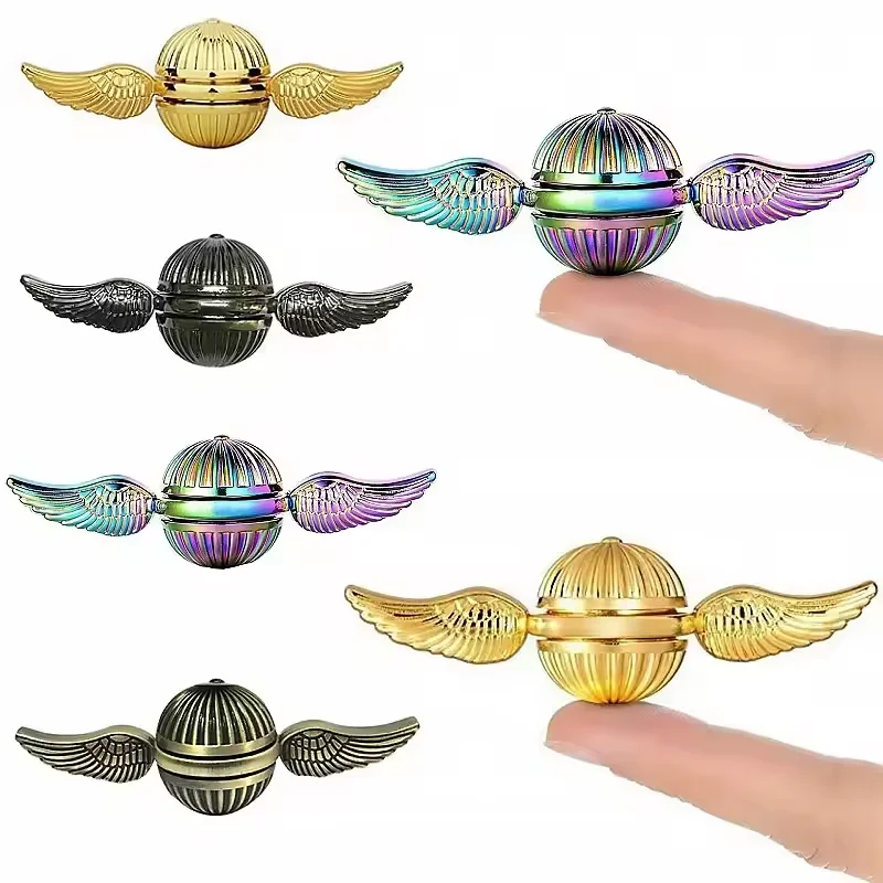 Edc magia fidget spinner, adulto resistente ao estresse fidget spinner irritabilidade brinquedo de alívio de estresse, brinquedo de mesa de bola de metal rotativa