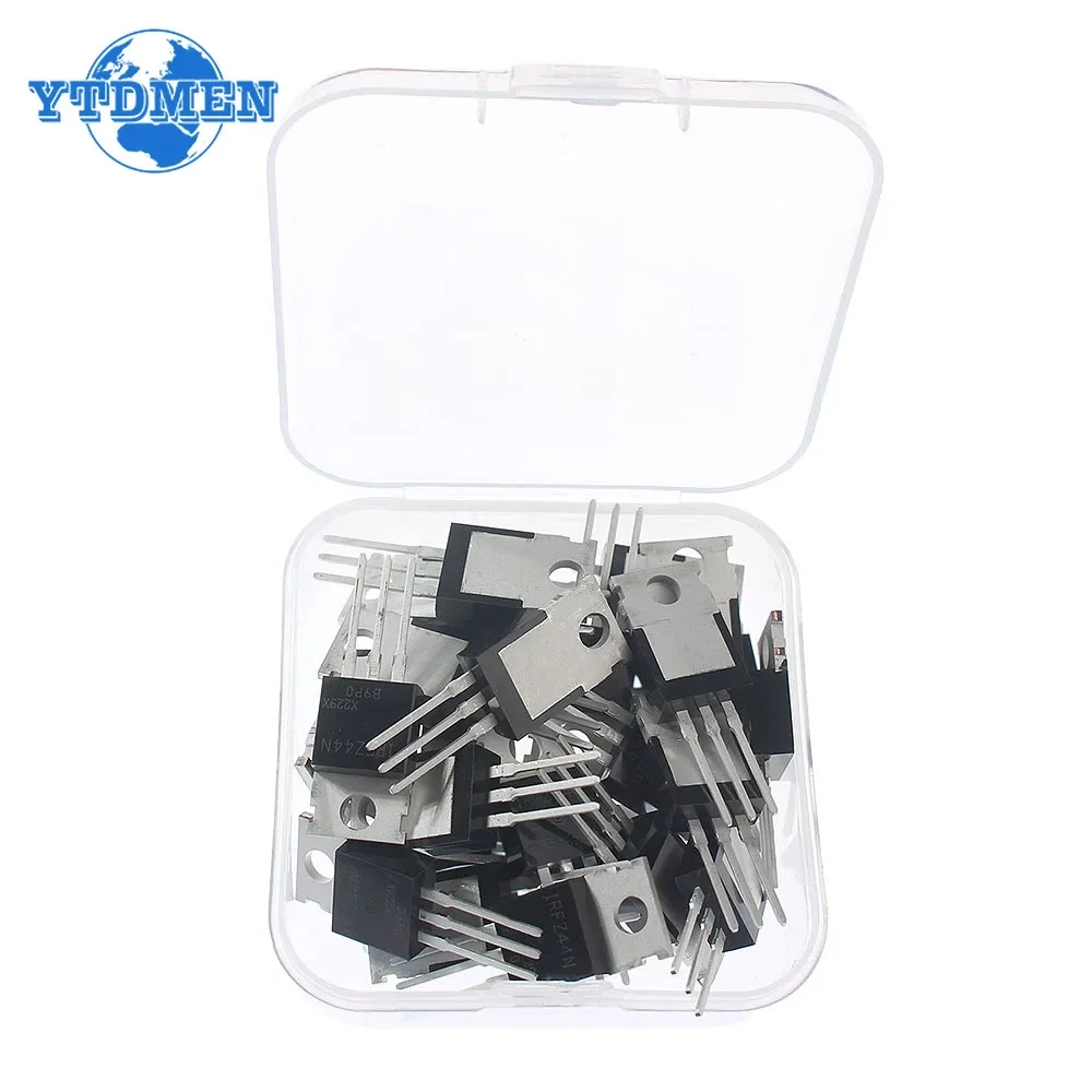 5/10/25PCS Mosfet IRFZ44N TO220 ชุดทรานซิสเตอร์ IRFZ44NPBF TO-220 High Power ทรานซิสเตอร์ IRFZ44 49A 55V Field Effect ทรานซิสเตอร์