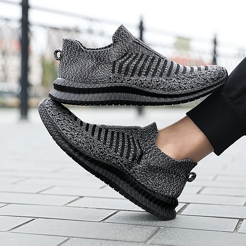 2025, atmungsaktive Herren-Freizeitschuhe, leichte Outdoor-Wanderschuhe für Herren, rutschfeste Herren-Turnschuhe, Slip-on-Flats, vulkanisierte Schuhe