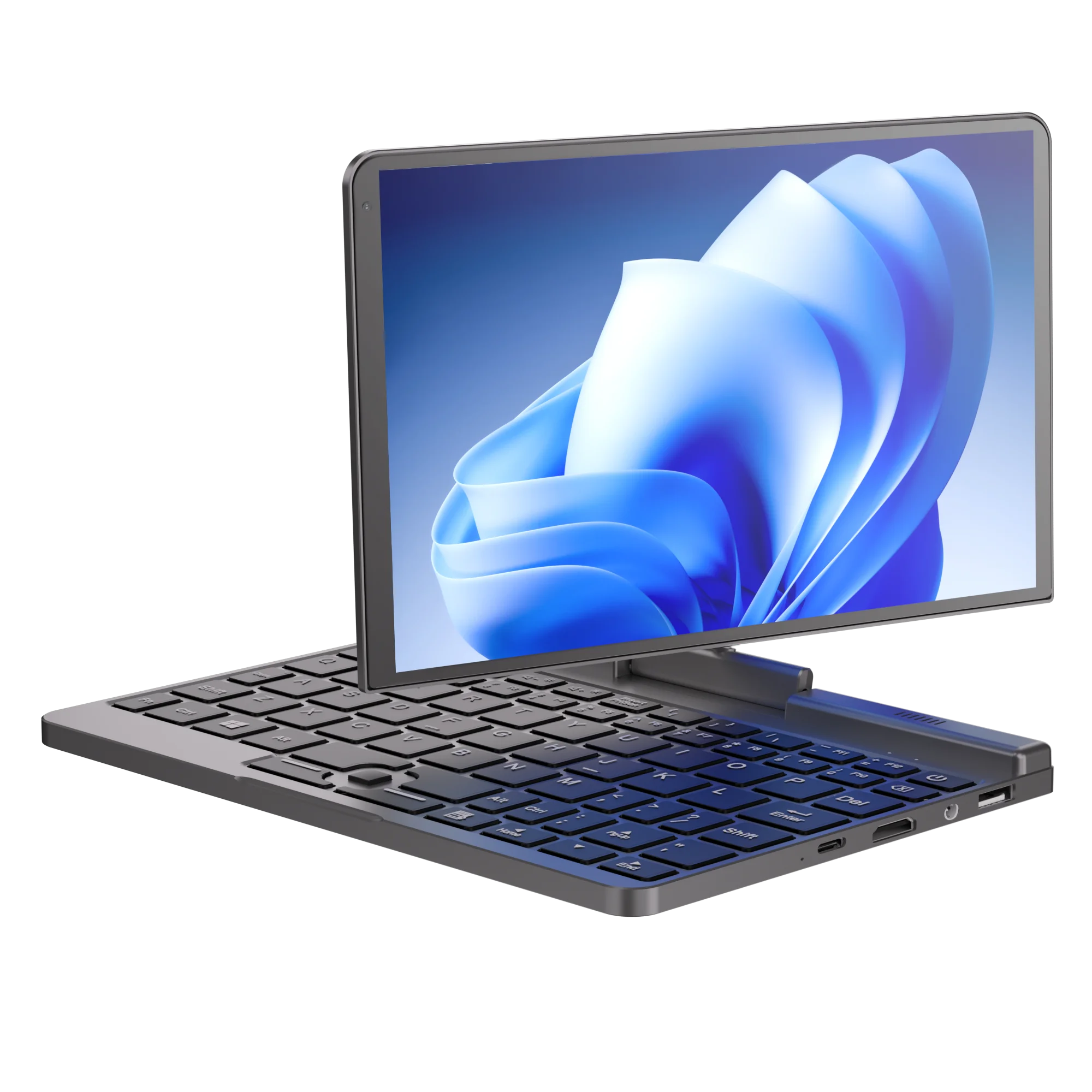 【P8】Flip 180° Mini Laptop 12th Gen Intel N150 Core 8 Inch computer LPDDR5 12GB 1TB 4800MHz WiFi 6 BT5.2 PCI-E Business Laptop