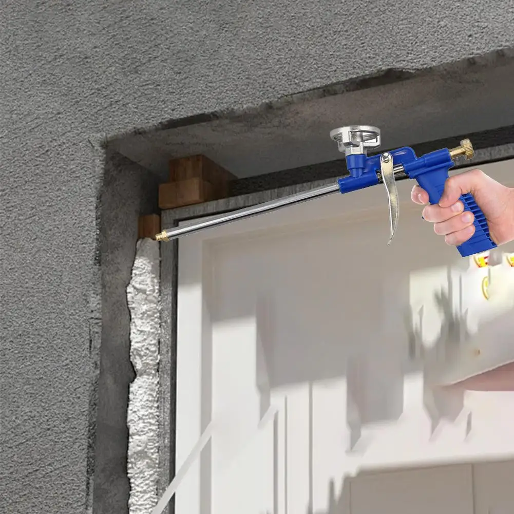 Foam Expanding Spray Gun Foam Glue Gun All Metal Polyurethane Foam Sealant Specia Manual Tool For House Renovation