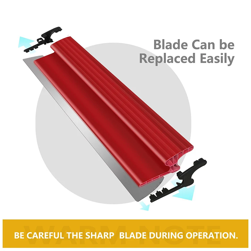 乾式壁スムージングへらスキミング柔軟なブレード塗装仕上げスキミングブレード構築ツール壁左官ツール 25/40 センチメートル