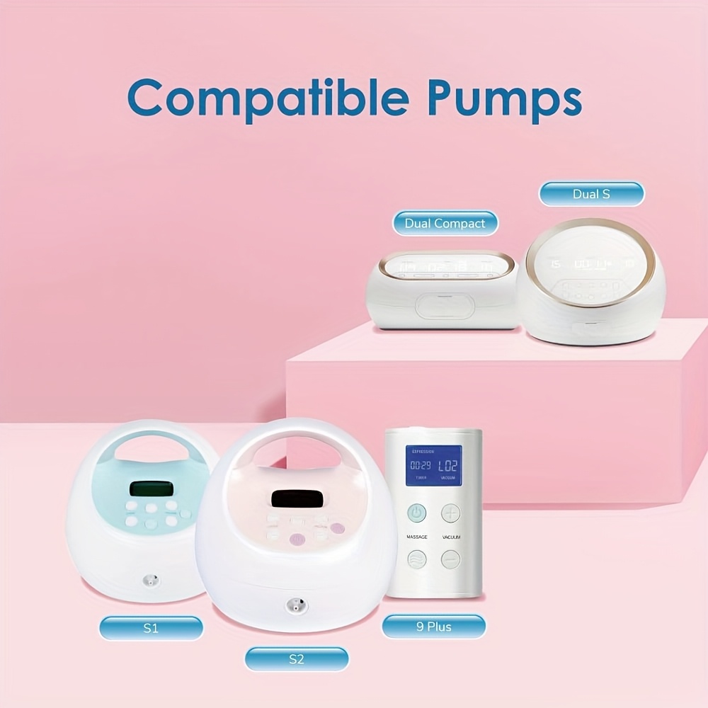 2-teiliger Flansch, kompatibel mit Spectra-Milchpumpenzubehör, abnehmbares Baby-Stillzubehör, Teile in Lebensmittelqualität