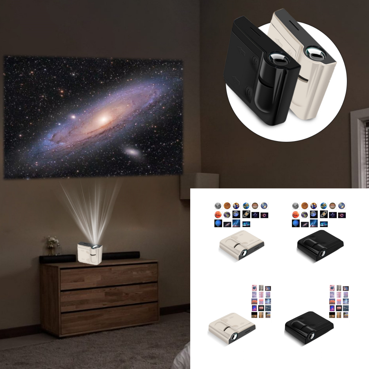 Planet Projection Lamp Earth Sun Beach Galaxy Aurora Landscape Sunset Projector Novelty Atmosphere Light Party Photo Props