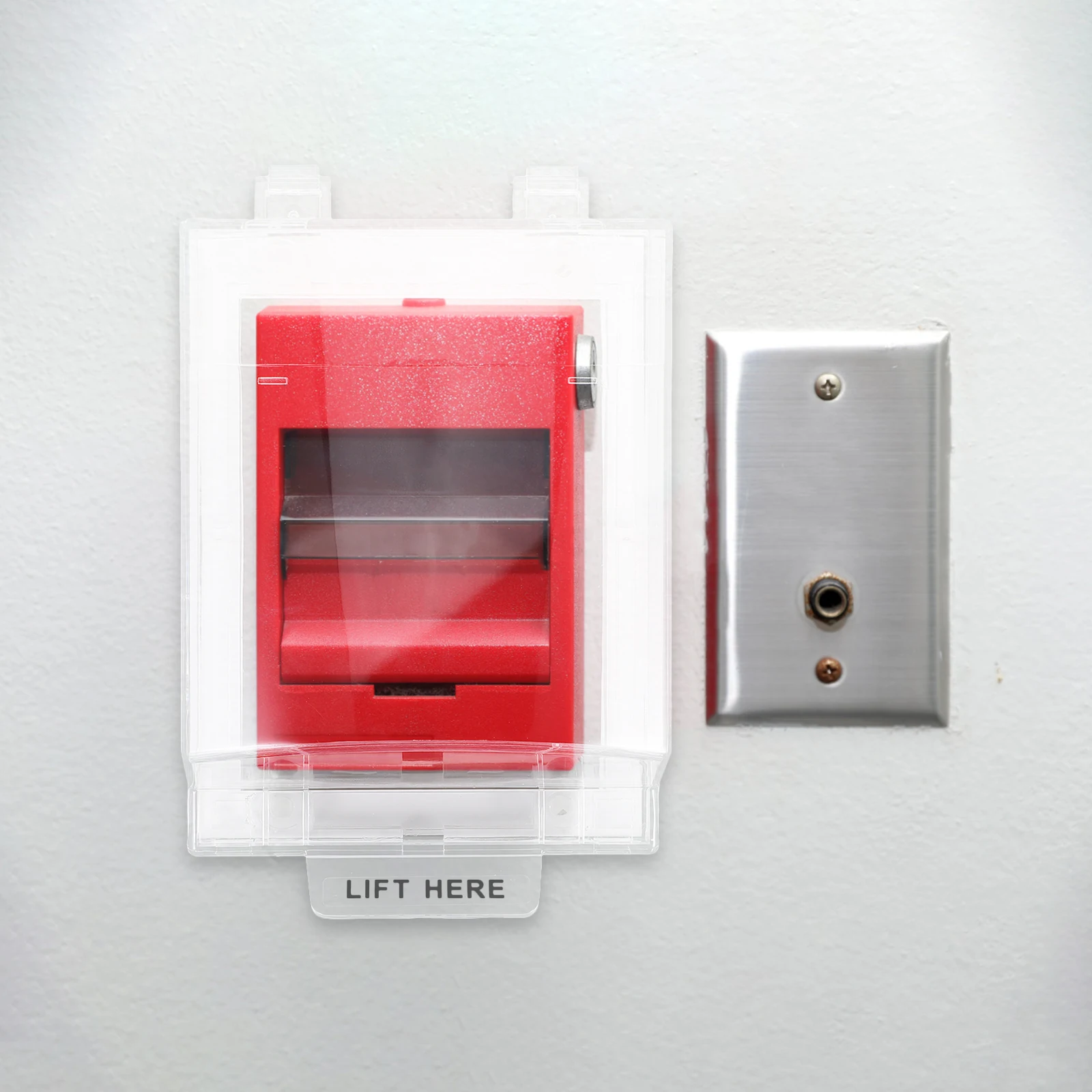 Alarm Protective Cover for Fire Call Point Button Emergency Stop Push Button Cover Manual Reset Protector