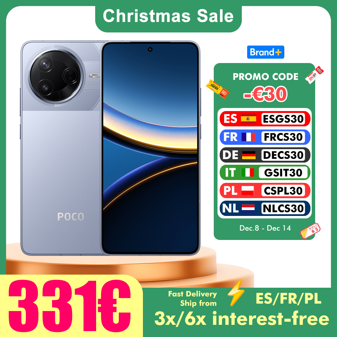 POCO F7 Pro 5G NFC Versión Global Teléfono Móvil sin Cargador 12GB 256GB 512GB