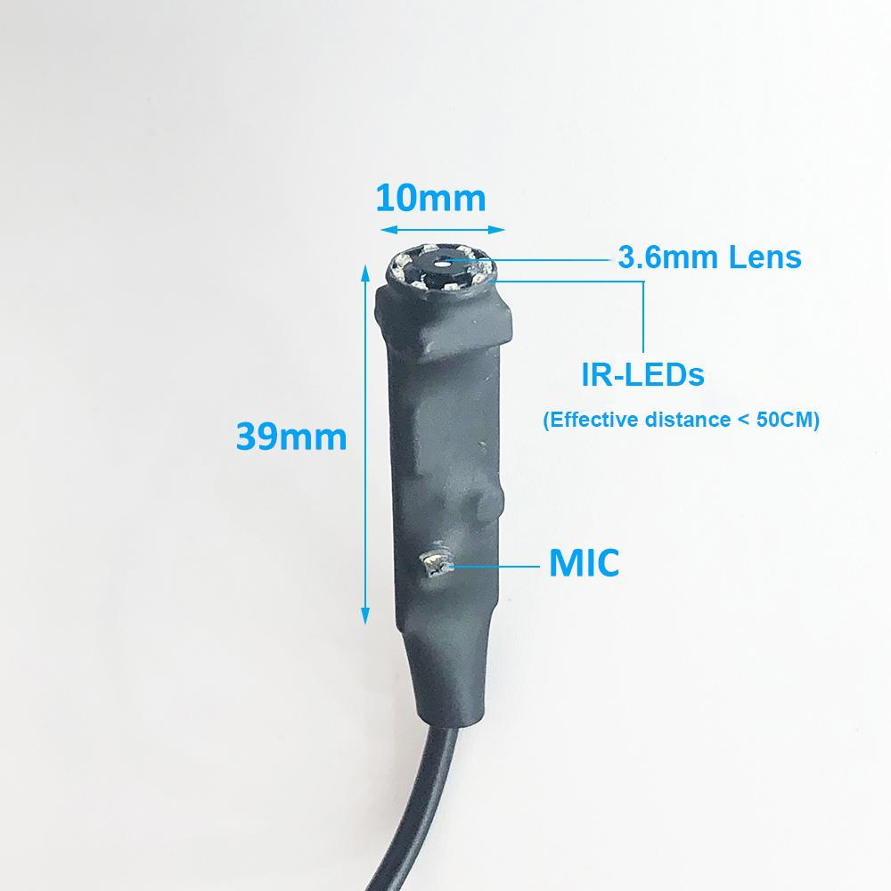 Мини-камера видеонаблюдения 1080P 720P HD AHD 2 Мп с разъемом BNC Video и RCA Audio MIC для домашней системы AHD DVR