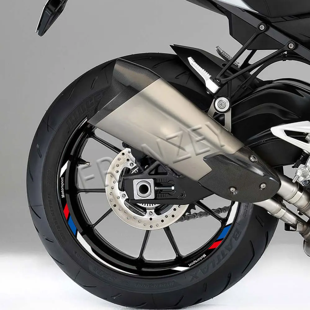 For F900R F800R F900XR S1000RR S1000R S1000XR R1200R R1250RS Motorcycle Wheel Sticker Rim Decal Hub Stripe Tape Accessories